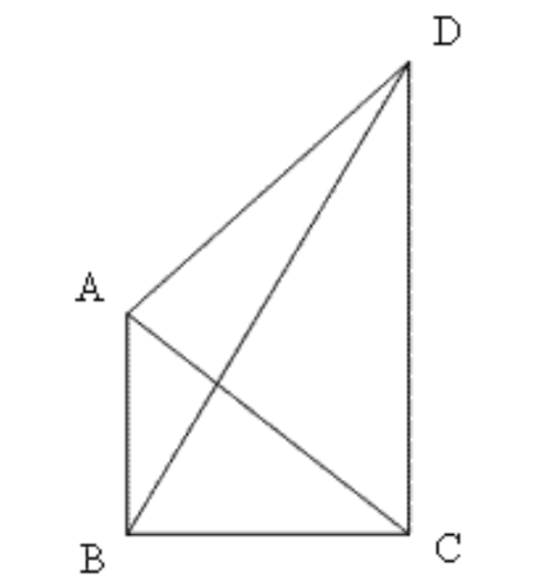 Quadrilateral ABCD, AB < CD
