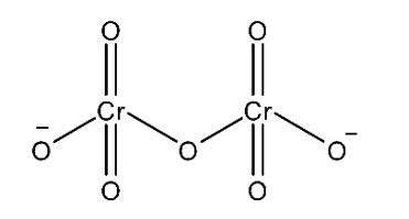 structure of dichromate anion