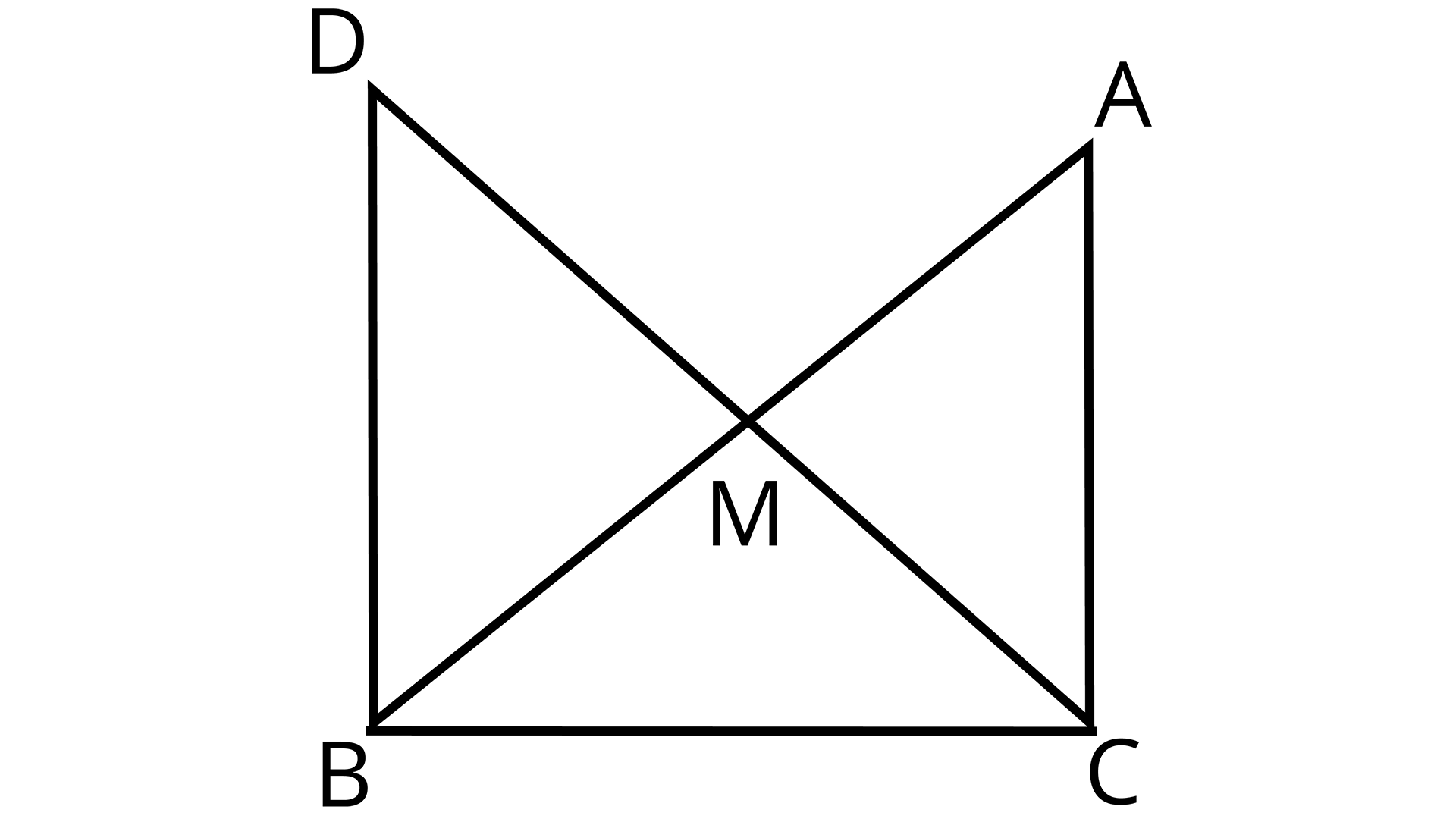 Triangle ABC right - angled at C and midpoint M of AB