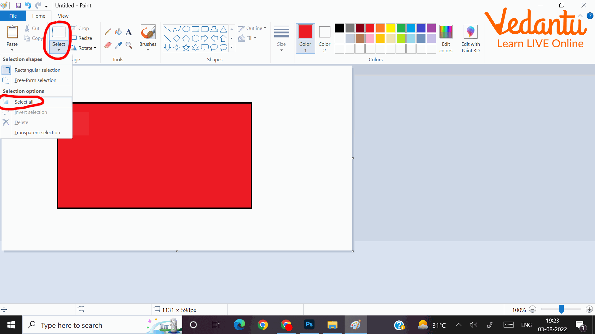 How to draw Rose using MS Paint | How to draw on your computer - YouTube