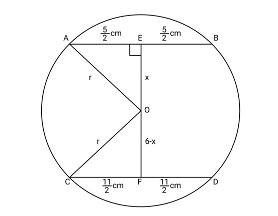 ADC are two right triangles with common hypotenuse AC