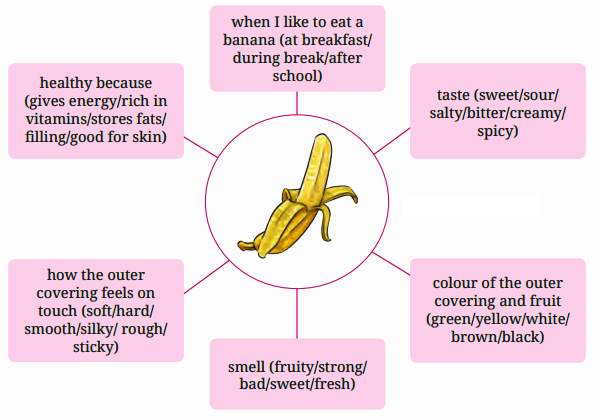 the description of a banana