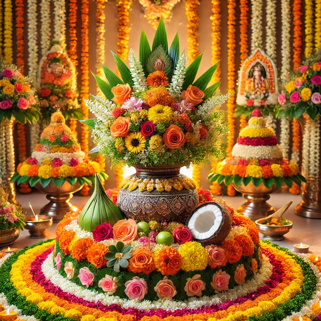 Varamahalakshmi Flower Decorations