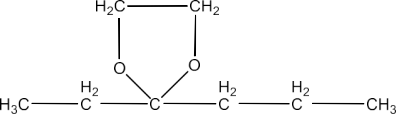 The ethylene ketal of hexan-3-one