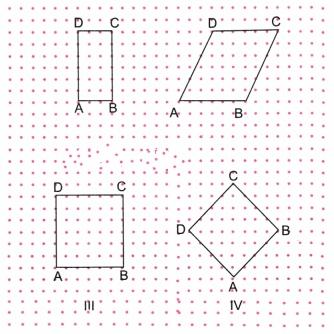 the position of corners in the dot grid