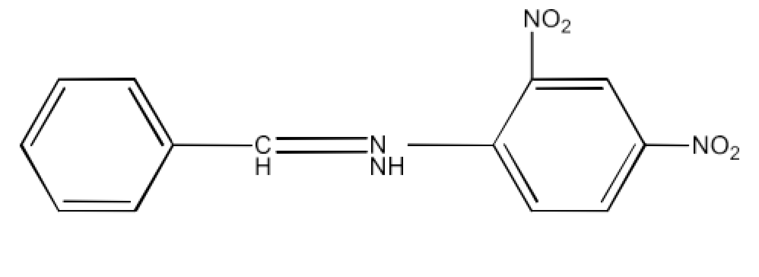 The 2,4-dinitrophenylhydrazone of benzaldehyde