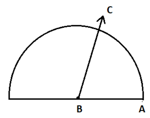 Angle ABC 60 degree