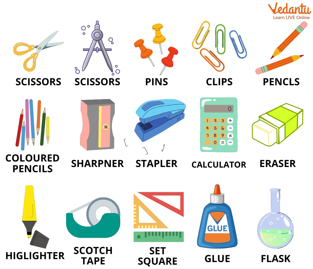 List Of Classroom Items