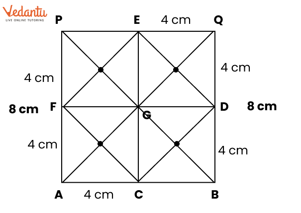 constructing Square with Four Holes