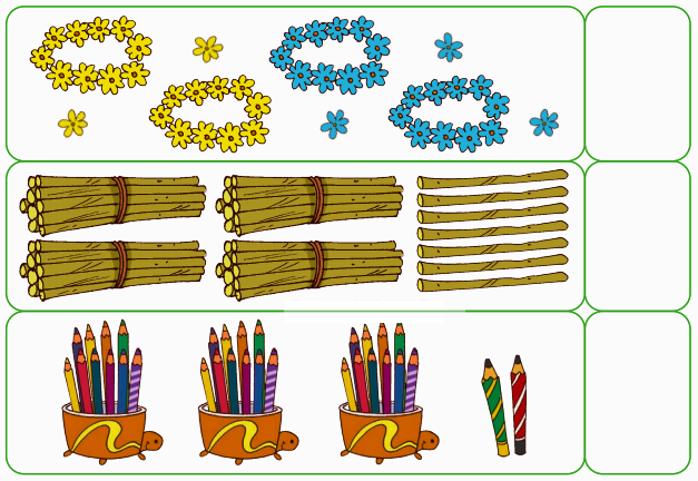 Count and write the numbers