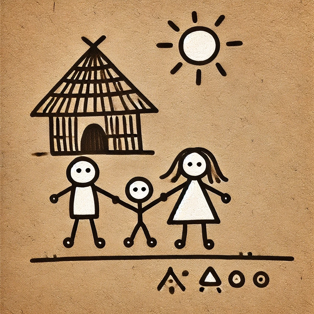 Make your warli drawing