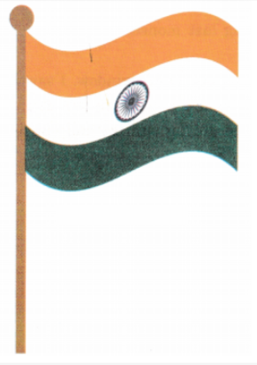 The Indian flag