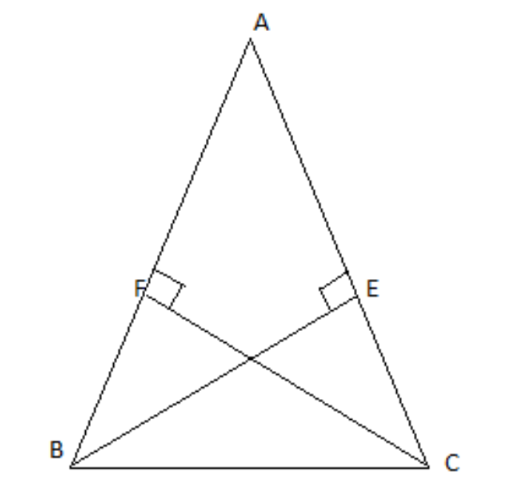 Isosceles triangle ABC, AB = AC