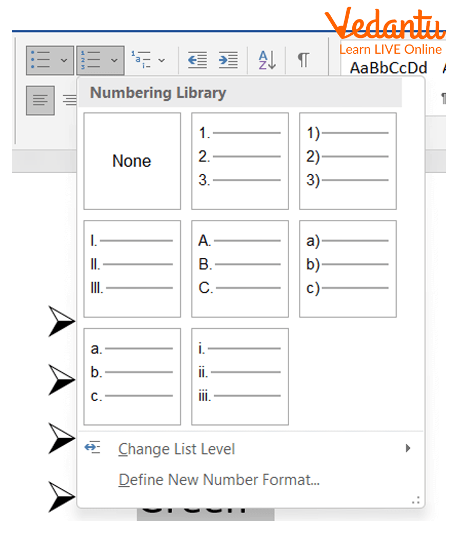 inserting-bullets-and-numbers-learn-definition-examples-and-uses