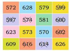 grid of tambola