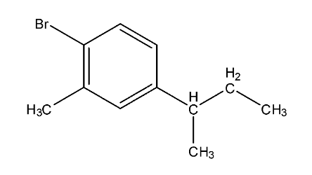 1-bromo-4-sec-butyl-2–methylebenzene