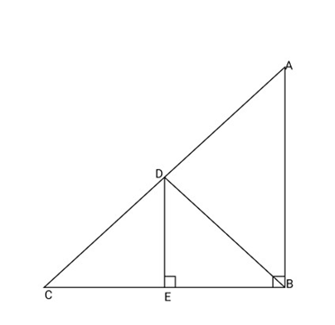 $\vartriangle ABCD$ is the mid-point of intersects ${\text{BC}}$ at ${\text{E}}$.