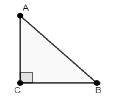 A right triangle ABC right angled at C