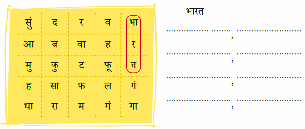 Circle the words that appear in the poem Bharat.png