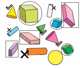 shapes using cubes