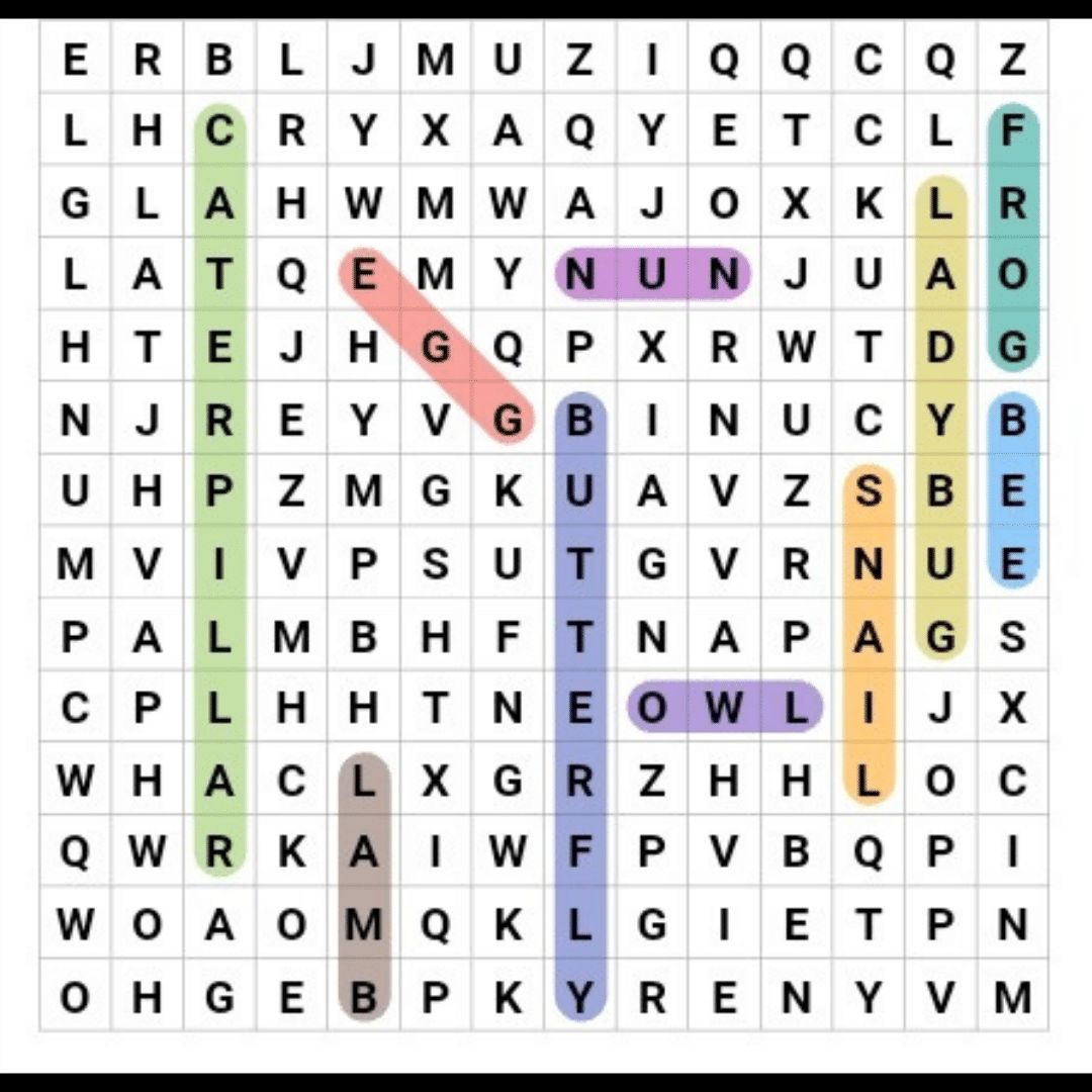 English Learning is Fun With Spring Word Search Worksheet
