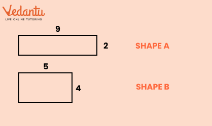 two such shapes satisfying the given conditions