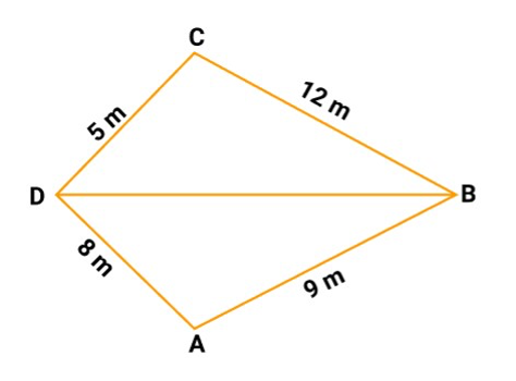 divides quadrilateral ABCD in two triangles