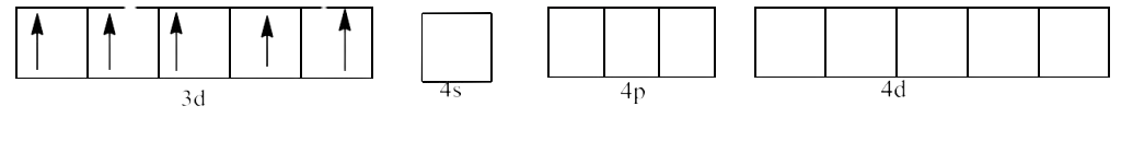 configuration of Fe as d5