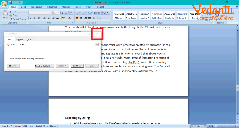 Search And Replace Text In Ms Word Learn Definition And Steps 7667