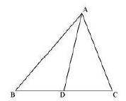 We know that corresponding sides of similar triangles are in proportion