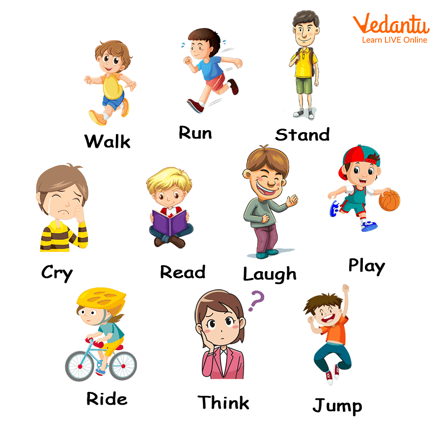 5 Verbs Action Words