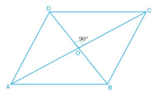 diagonals of a quadrilateral bisect each other at right angles