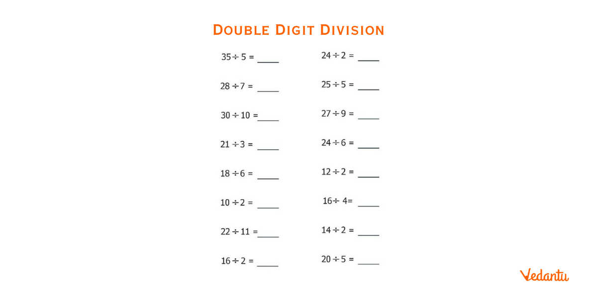 Division Worksheet