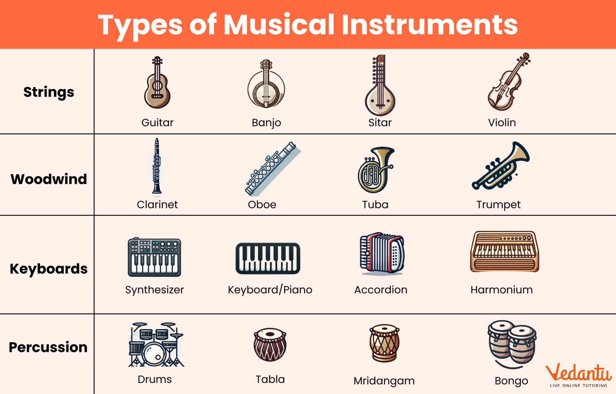 Types of Musical Instruments