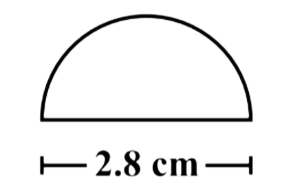 semicircle shape