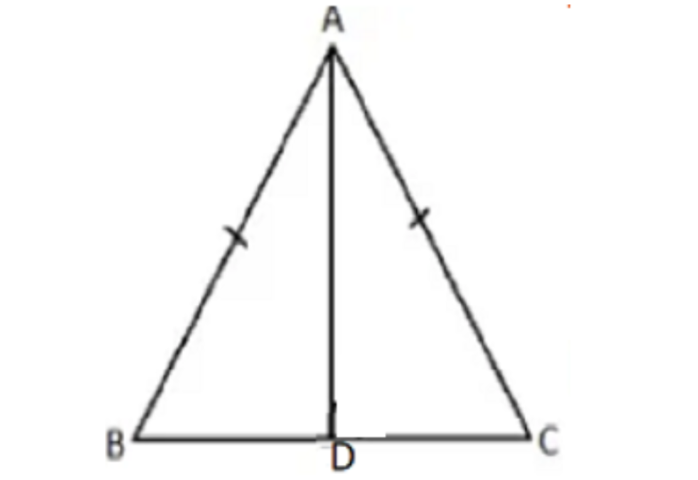 Isosceles triangle ABC, AD is an altitude