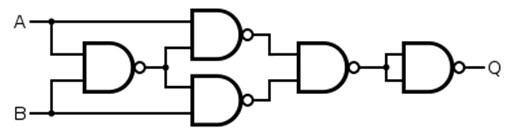 EX-NOR gate using NAND gate