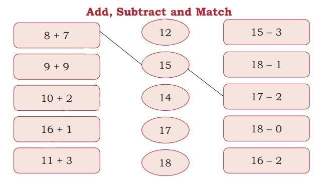 Add, Subtract and match