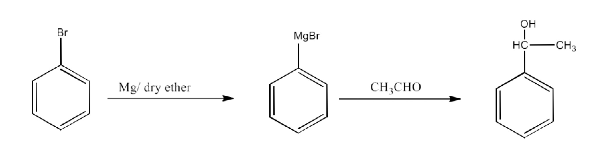 Benzoic acid to m- Nitrobenzyl alcohol