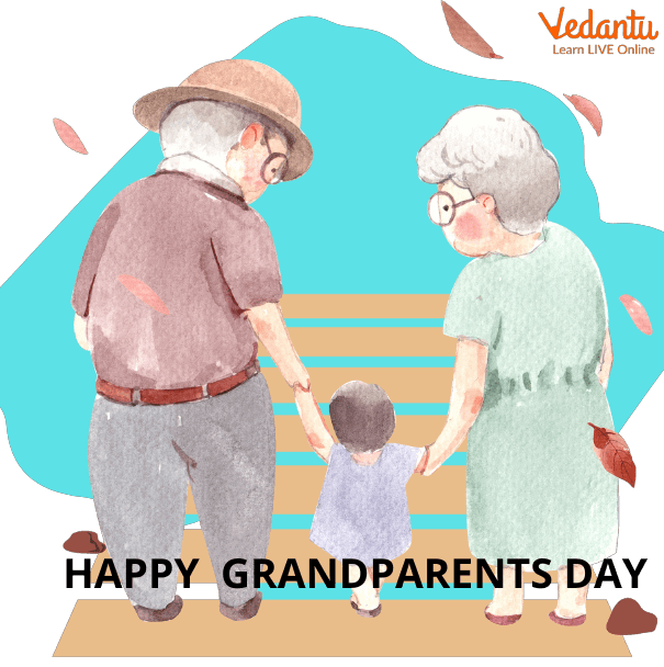 Premium Vector | Hand drawn national grandparents' day | Grandparents day,  National grandparents day, Happy grandparents day