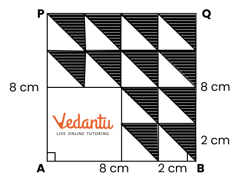 12 small squares, draw horizontal lines