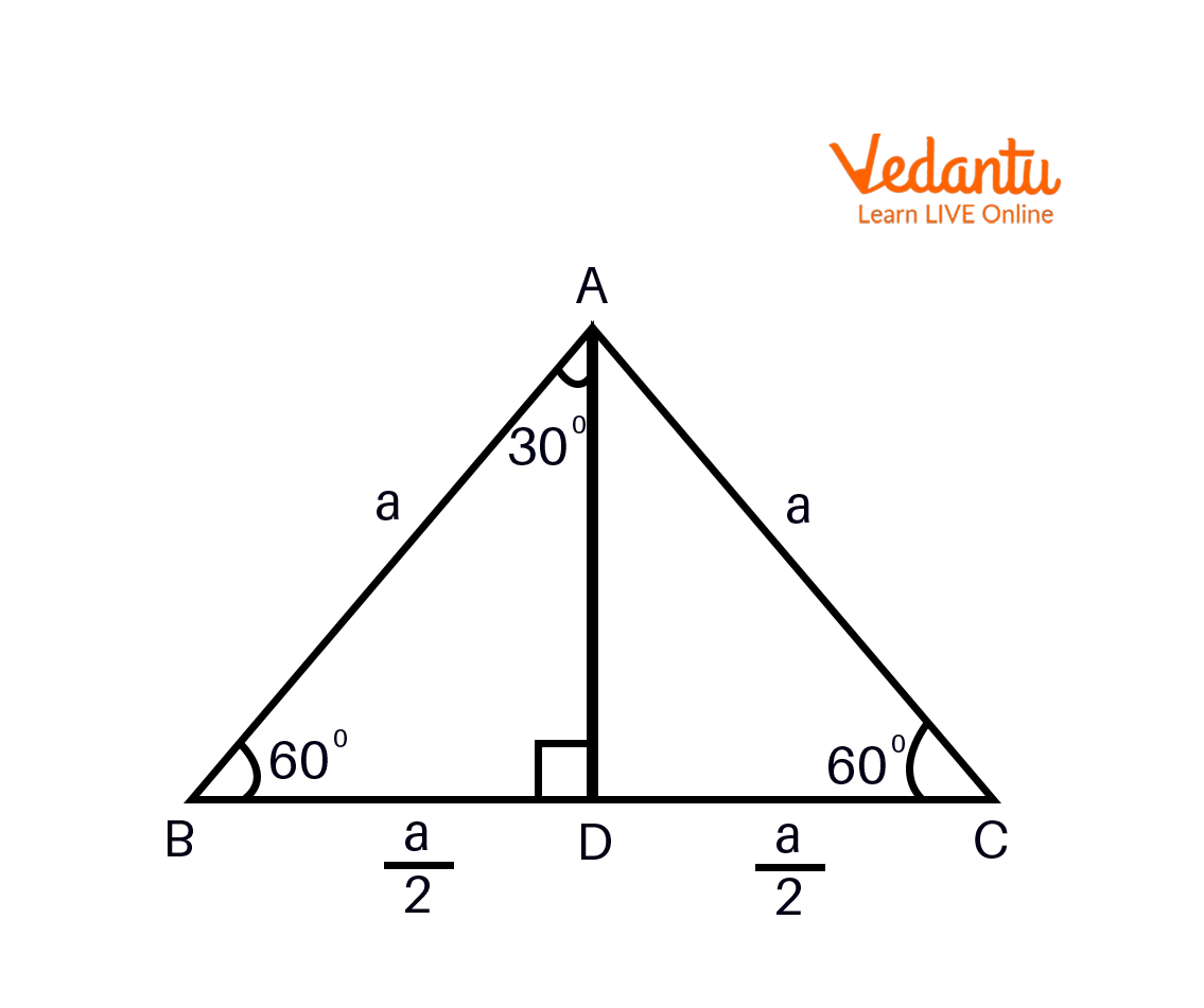 Triangle ABC with specified angles