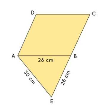 the height of the parallelogram