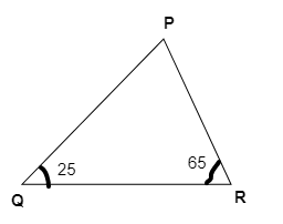 Triangle PQR