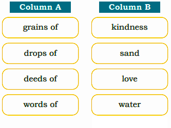 Match the words