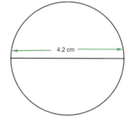 the diameter of metallic ball