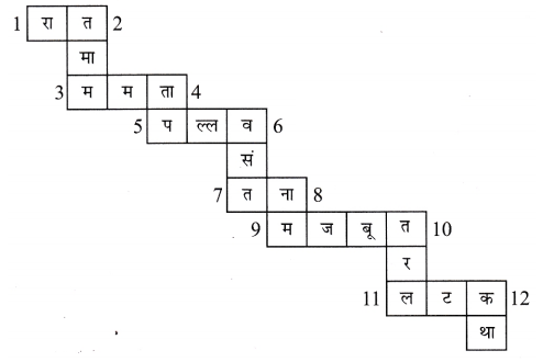 रात 2. तमाम  3. ममता  4. ताप  5. पल्लव  6. वसंत