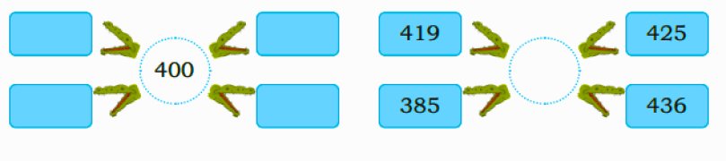 missing numbers to meet the conditions