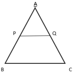 one side of a triangle parallel