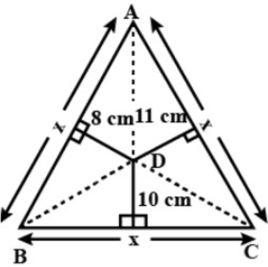 a point in the interior of an equilateral triangle perpendiculars